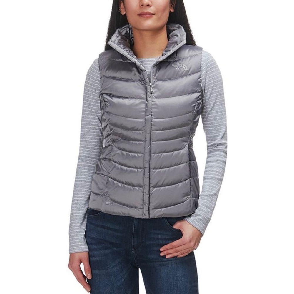 The North Face Women's Aconcagua Vest II, Shiny Mid Grey